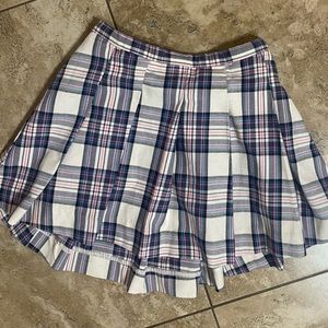 LITTLE GIRLS PLAID PLEATED SKIRT SZ 6-6x